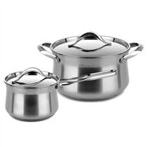 其他勞特斯不銹鋼廚具 豪廚兩件套 16cm單柄奶鍋 22c...